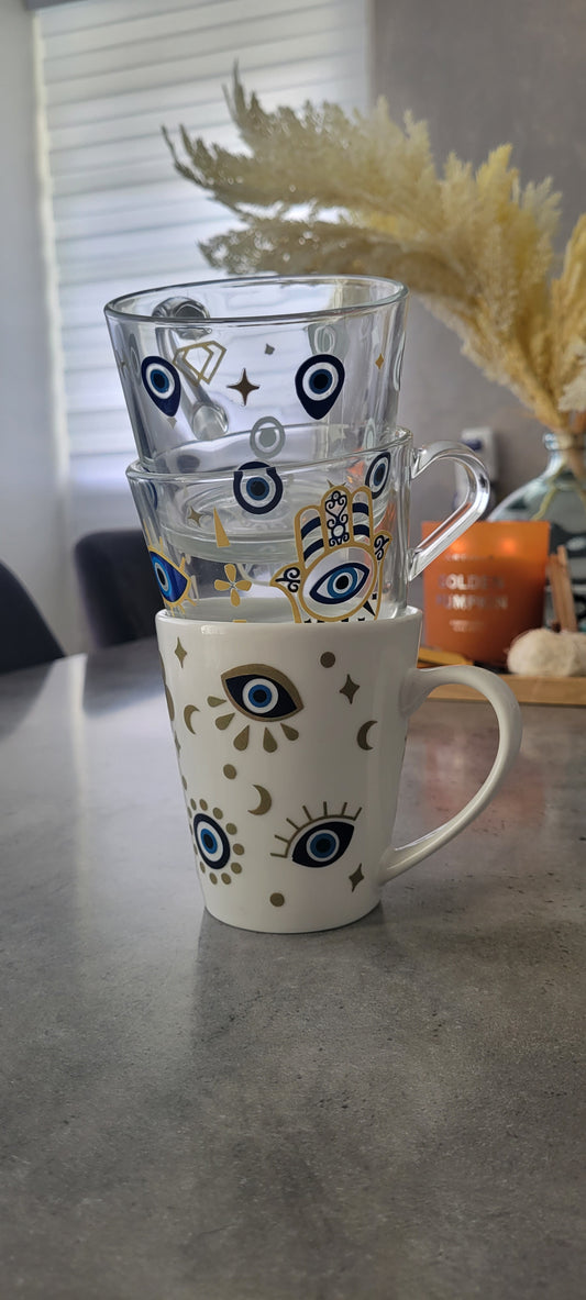 Flor Evil eye white Cup