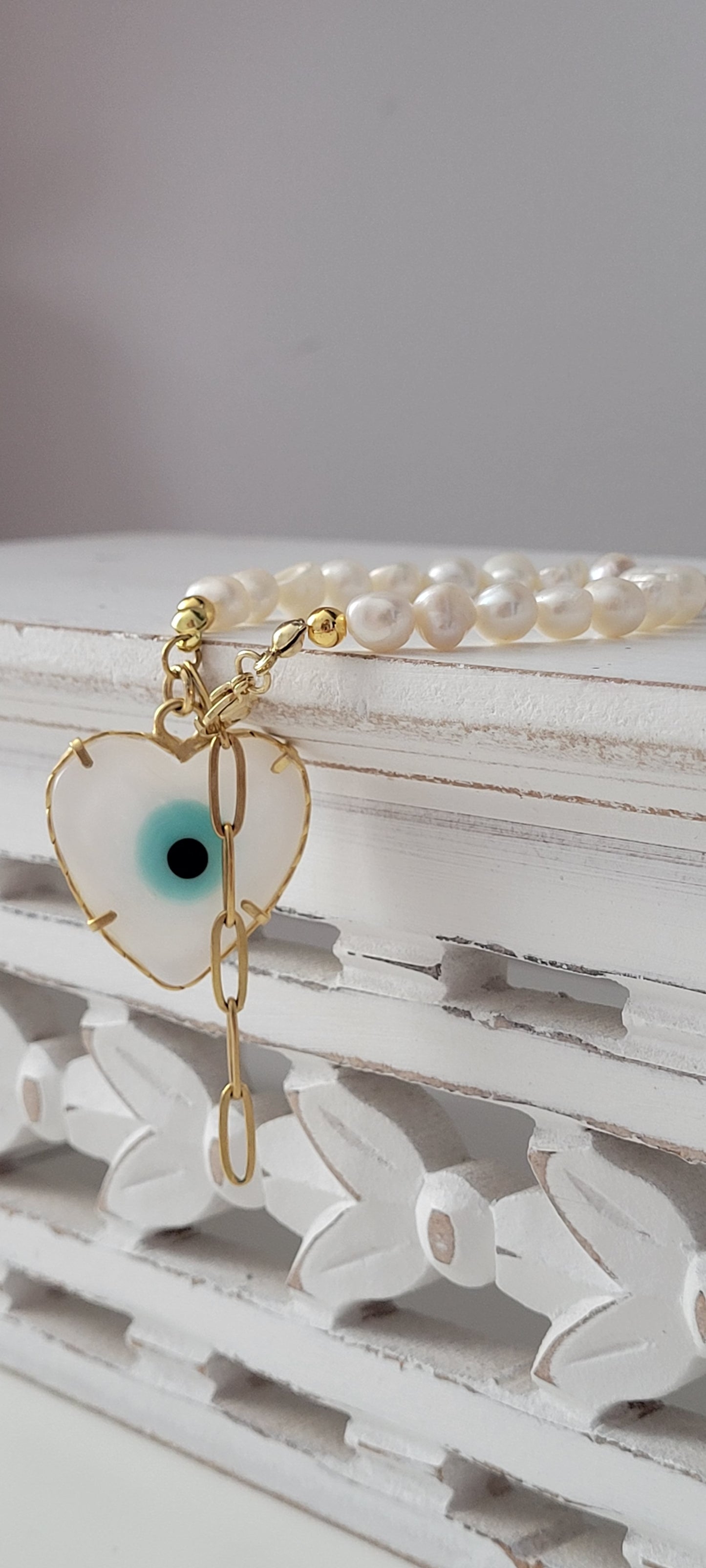 Heart evil eyes Bracelet